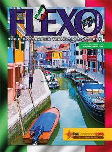 FLEXO Magazine Cover Nov 2015 Expanded Color Gamut – CMYK+OGVs
