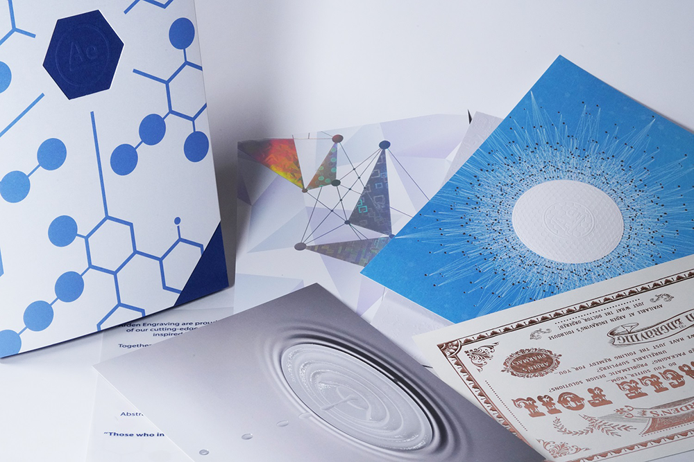 Arden Engraving to inspire luxury packaging market with new science-themed sample book
