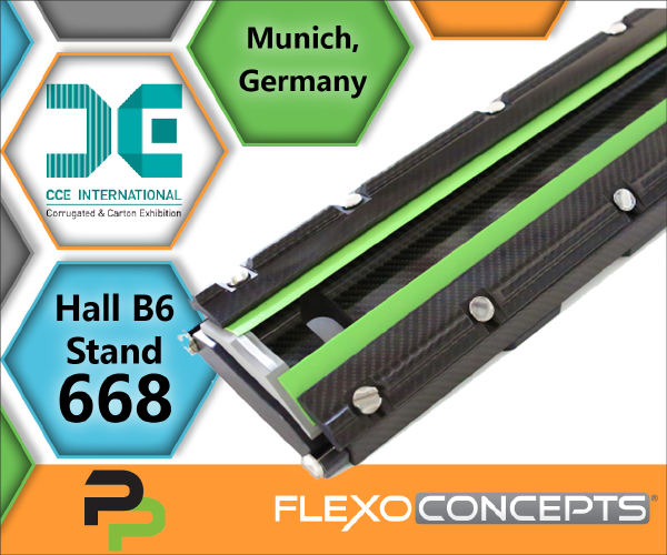 Flexo Concepts® and Partner Packaging Plast to Promote TruPoint Green® Doctor Blade at CCE 2019 Munich