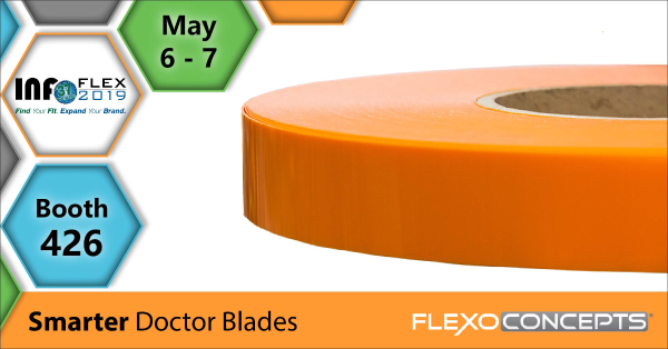 Flexo Concepts® To Feature TruPoint Orange® and TruPoint Green® Doctor Blades at INFOFLEX 2019