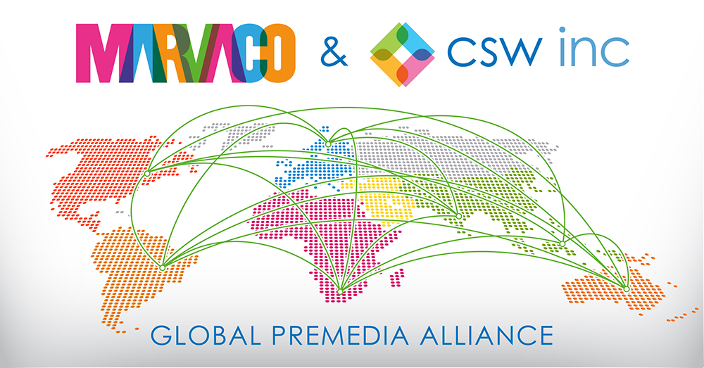 Marvaco & CSW forming the Global Pre-Media Alliance