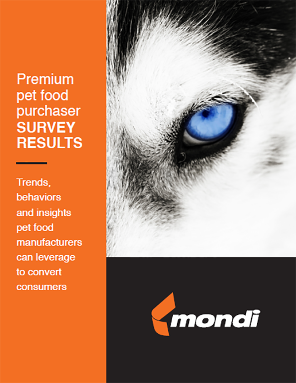 Mondi will provide timely insights about premium pet food shoppers in research study results available free to booth visitors