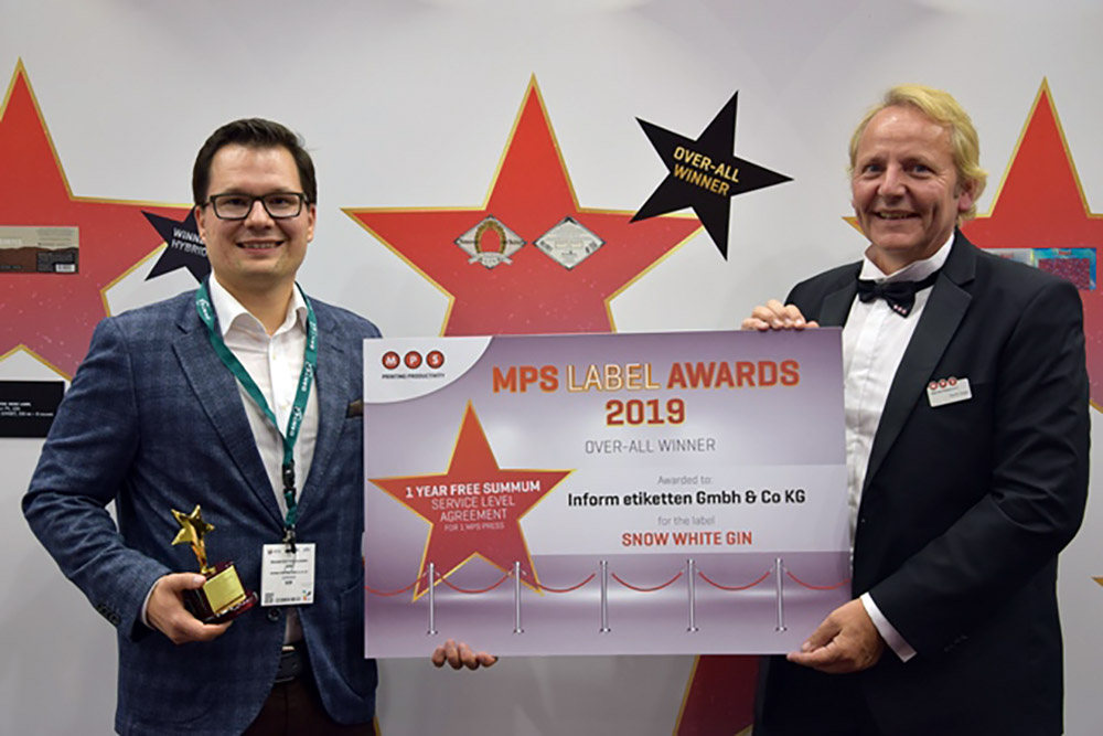 InForm Etiketten takes gold in first edition MPS Label Awards