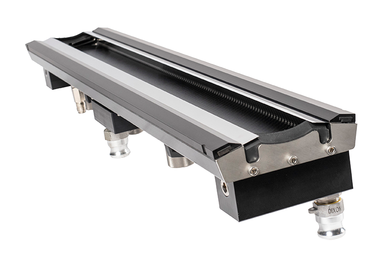 TRESU’s new D3P carbon fibre chamber doctor blade: easier handling, clean printing at high speed for mid-web flexo