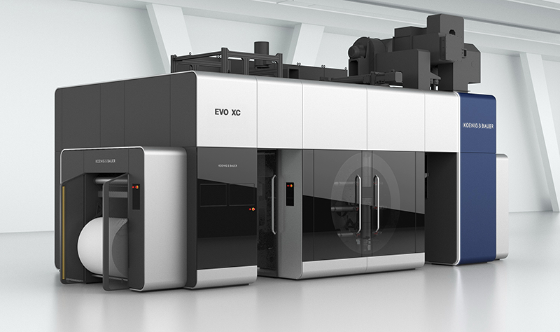 Koenig & Bauer Flexotecnica Launches New Evo XC Compact CI Flexo Press