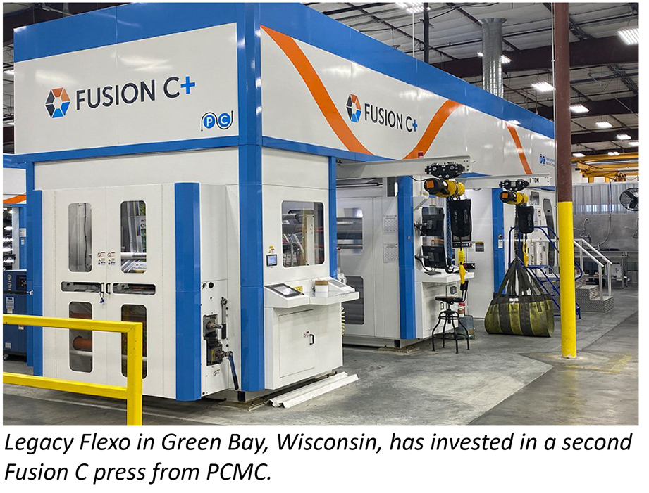 Legacy Flexo invests in second Fusion C press from PCMC